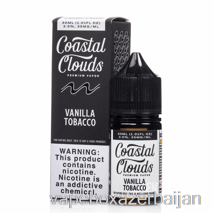 Vape Smoke Vanilla Tobacco - Coastal Clouds Salt - 30mL 50mg